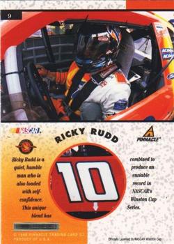 1998 Pinnacle Mint Collection #9 Ricky Rudd Back
