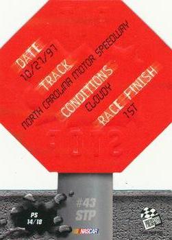 1998 Press Pass - Pit Stop #PS 14 John Andretti's Car Back