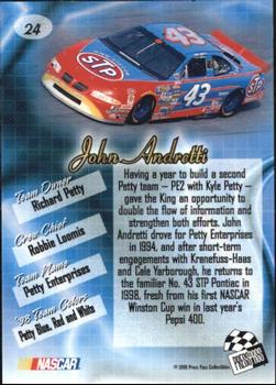 1998 Press Pass Premium #24 John Andretti's Car Back