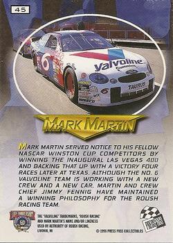 1998 Press Pass VIP #45 Mark Martin's Car Back