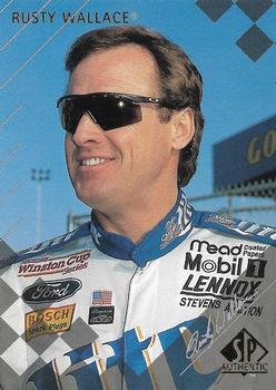 1998 SP Authentic #2 Rusty Wallace Front