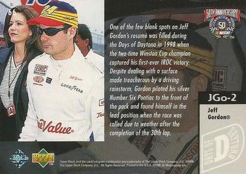 1998 Upper Deck Road to the Cup #66 Jeff Gordon Back