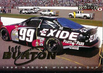1998 Wheels #33 Jeff Burton's Car Front