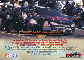 1998 Wheels High Gear #29 Dale Earnhardt's Car Back