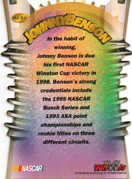 1998 Wheels High Gear - Gear Jammers #GJ 21 Johnny Benson Back