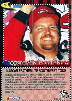 1999 Press Pass #78 Steve Portenga Back