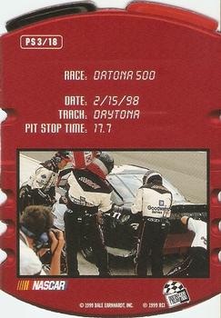 1999 Press Pass - Pit Stop #PS3 Dale Earnhardt's Car Back