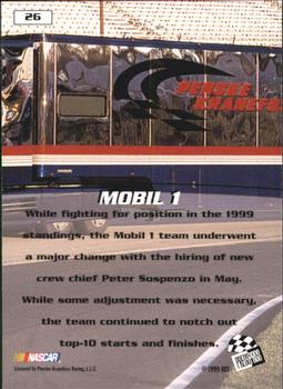 1999 Press Pass Stealth #26 Mobil 1 Back