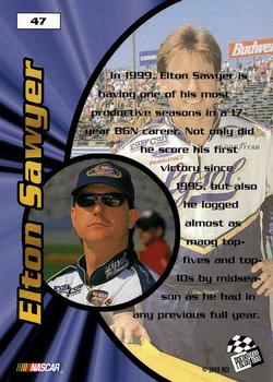 1999 Press Pass Stealth #47 Elton Sawyer Back