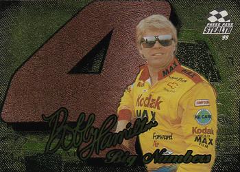 1999 Press Pass Stealth - Big Numbers #BN 9 Bobby Hamilton Front