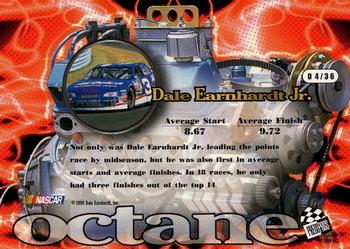 1999 Press Pass Stealth - Octane SLX #O 4 Dale Earnhardt Jr. Back