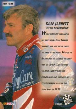 1999 Press Pass Stealth - Headlines #SH 8 Dale Jarrett Back