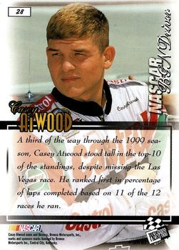 1999 Press Pass VIP #28 Casey Atwood Back