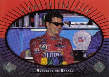 1999 Upper Deck Road to the Cup - A Day in the Life: Jeff Gordon #JG5 Jeff Gordon Front