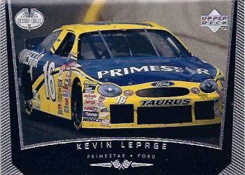 1999 Upper Deck Victory Circle #62 Kevin Lepage Front