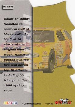 1999 Wheels - Runnin' N Gunnin' #RG22 Bobby Hamilton Back