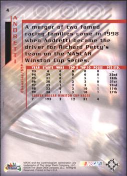 2000 Maxx #4 John Andretti Back