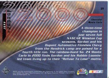 2000 Maxx #59 Jeff Gordon's Car Back