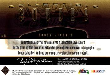 2000 Maxx - Collectible Covers #CC-BL Bobby Labonte Back