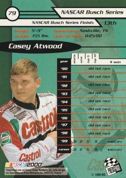 2000 Press Pass #79 Casey Atwood Back