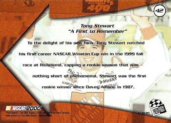2000 Press Pass #42 Tony Stewart Back