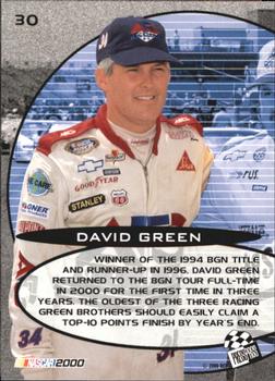 2000 Press Pass Optima #30 David Green Back