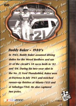 2000 Press Pass Trackside #60 Buddy Baker Back