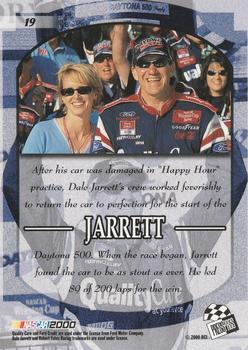 2000 Press Pass VIP #19 2000 Daytona-Dale Jarrett Back