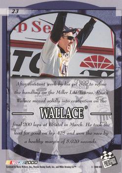 2000 Press Pass VIP #23 2000 Bristol - Rusty Wallace Back