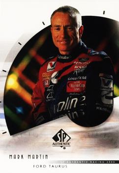 2000 SP Authentic #2 Mark Martin Front