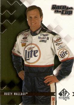 2000 SP Authentic - Race for the Cup #R8 Rusty Wallace Front