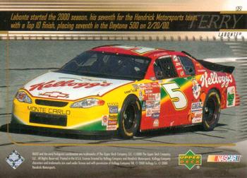 2000 Upper Deck Racing #12 Terry Labonte Back