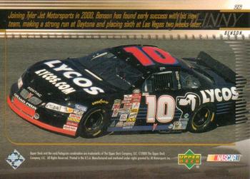 2000 Upper Deck Racing #26 Johnny Benson Back
