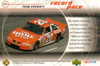 2000 Upper Deck Racing - Record Pace #RP9 Tony Stewart Back