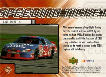 2000 Upper Deck Racing - Speeding Ticket #ST6 Dale Jarrett Back