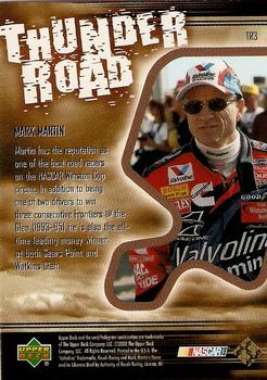 2000 Upper Deck Racing - Thunder Road #TR3 Mark Martin Back