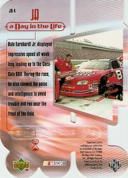 2000 Upper Deck Victory Circle - A Day in The Life: Dale Earnhardt Jr. #JR 4 Dale Earnhardt Jr. Back