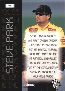 2001 Press Pass #90 Steve Park Back
