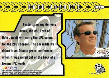 2001 Press Pass #99 Dale Jarrett Back