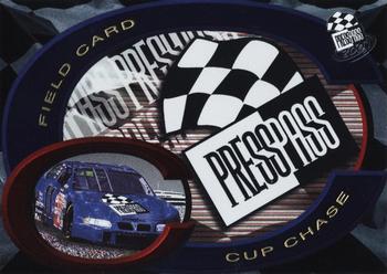 2001 Press Pass - Cup Chase #CC 17 Field Card Front