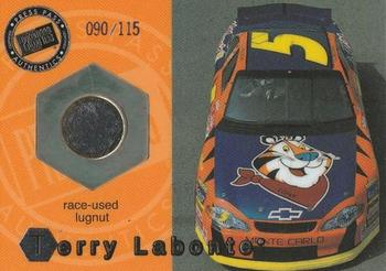 2001 Press Pass Optima - Race Used Lugnuts Cars #LC 8 Terry Labonte's Car Front