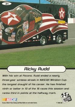 2001 Press Pass Stealth #31 Ricky Rudd Back