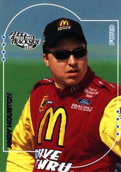 2001 Press Pass Trackside #20 Andy Houston Front