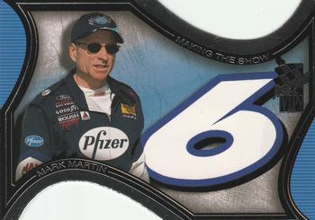 2001 Press Pass VIP - Making The Show #MS 4 Mark Martin Front