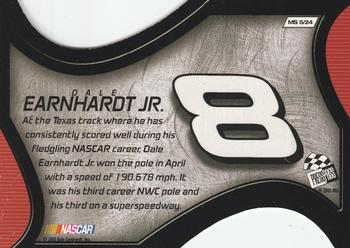 2001 Press Pass VIP - Making The Show #MS 5 Dale Earnhardt Jr. Back