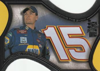 2001 Press Pass VIP - Making The Show #MS 7 Michael Waltrip Front
