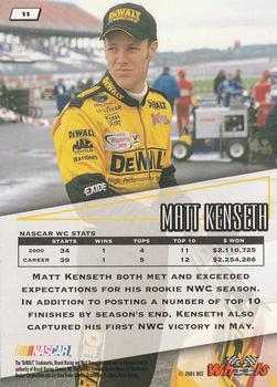 2001 Wheels High Gear #11 Matt Kenseth Back