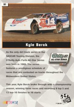 2002 Press Pass #91 Kyle Berck Back