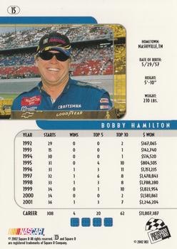 2002 Press Pass Eclipse #15 Bobby Hamilton Back