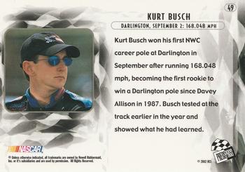 2002 Press Pass Eclipse #49 Kurt Busch Back